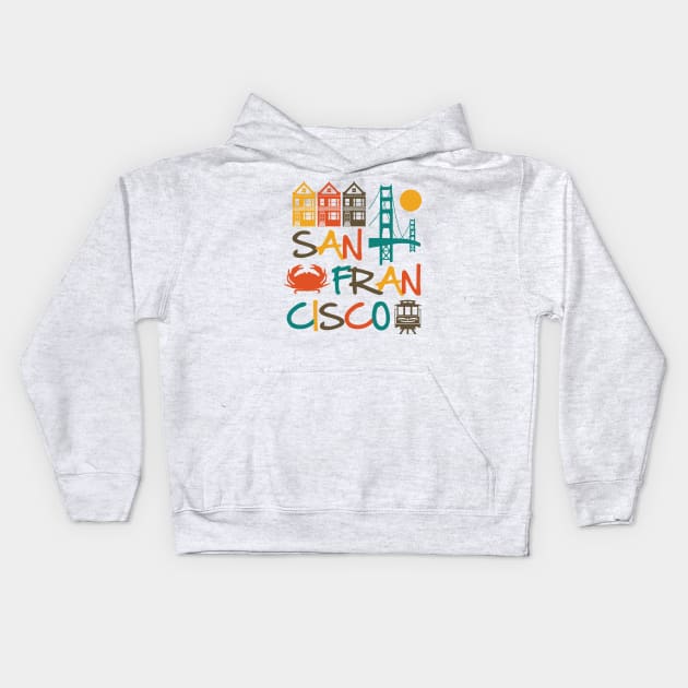 San Francisco Kids Hoodie by DetourShirts